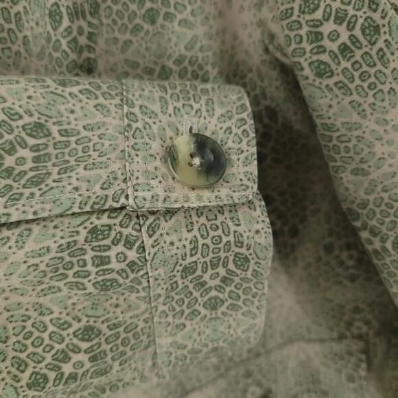 Pendleton XL Army Green Snake Print Jacket - Picture 4 of 10